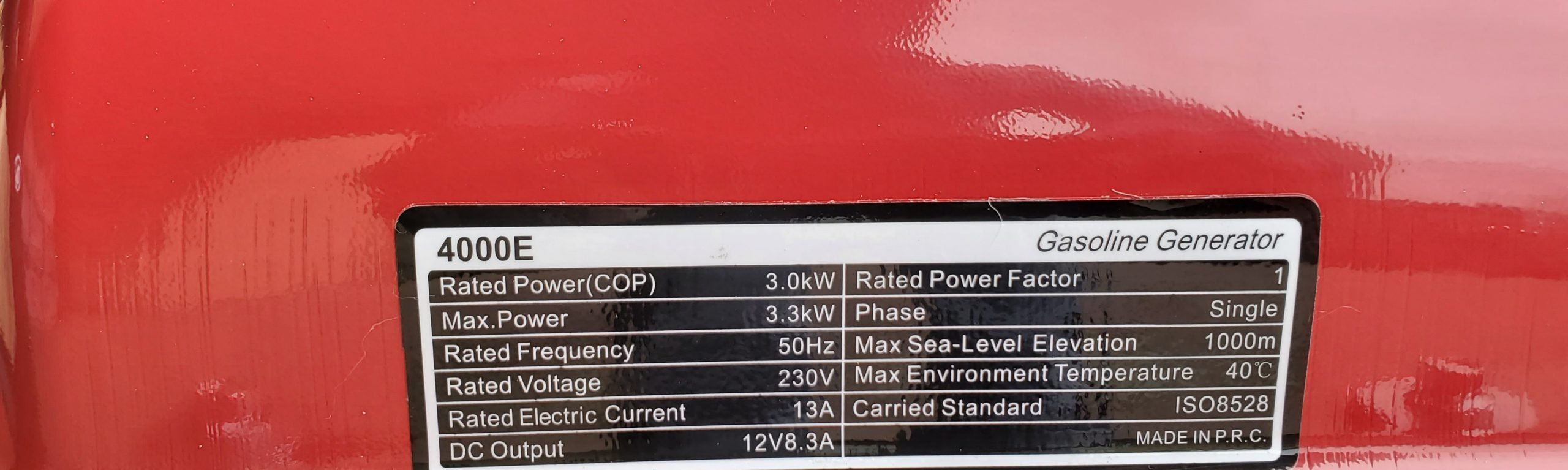 EC 4000E glossy red - Image 6